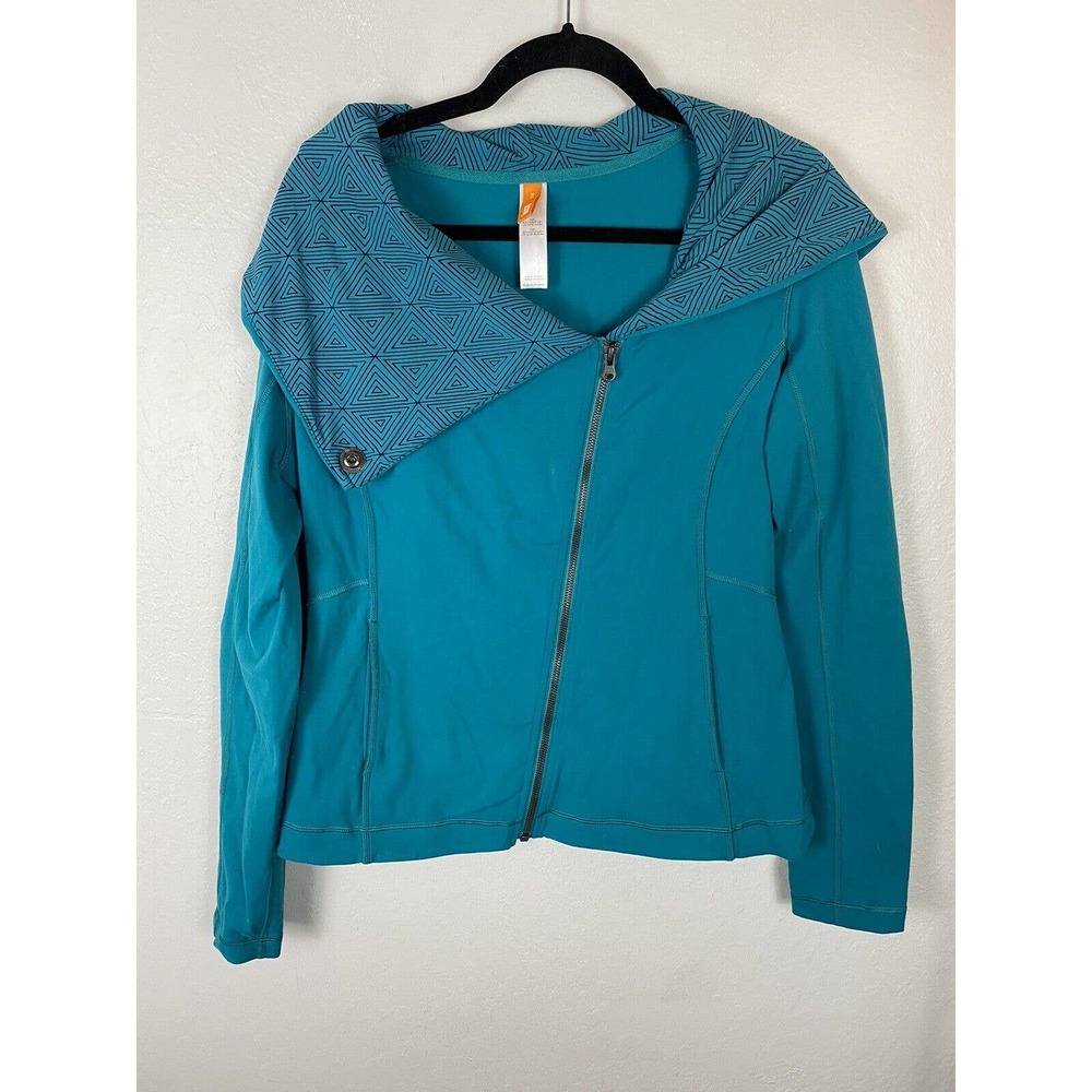 LUCY Hatha Asymmetrical Jacket Green Medium